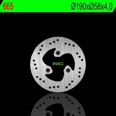 Disque de frein NG BRAKES rond fixe