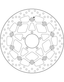 Disque de frein BREMBO Serie Oro rond flottant