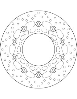 Disque de frein BREMBO Serie Oro rond flottant
