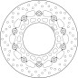 Disque de frein BREMBO Serie Oro rond flottant Disque de frein BREMBO Serie Oro rond flottant