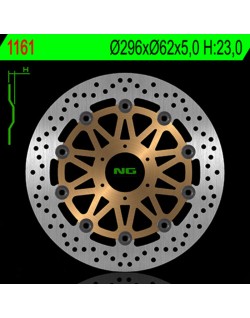 Disque de frein NG BRAKES rond flottant