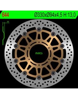 Disque de frein NG BRAKES rond flottant