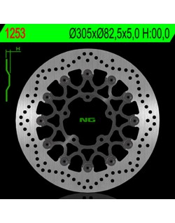 Disque de frein NG BRAKES rond flottant
