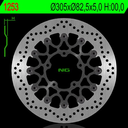 Disque de frein NG BRAKES rond flottant