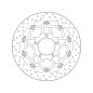 Disque de frein BREMBO Serie Oro rond flottant Disque de frein BREMBO Serie Oro rond flottant