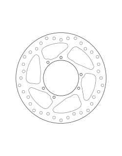 Disque de frein BREMBO Serie Oro rond fixe