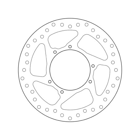 Disque de frein BREMBO Serie Oro rond fixe