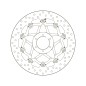 Disque de frein BREMBO Serie Oro rond flottant