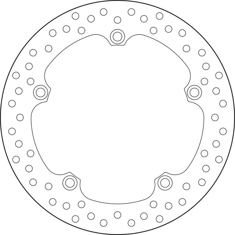 Disque de frein BREMBO Serie Oro rond fixe