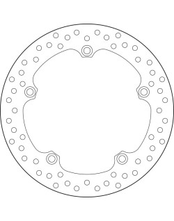Disque de frein BREMBO Serie Oro rond fixe