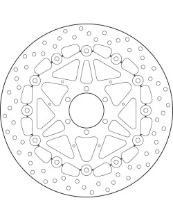 Disque de frein BREMBO Serie Oro rond flottant