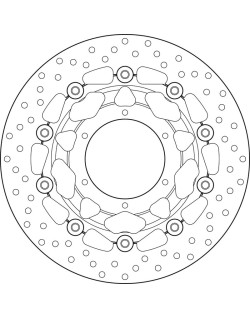Disque de frein BREMBO Serie Oro rond flottant