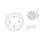 Disque de frein BREMBO Serie Oro rond fixe