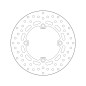 Disque de frein BREMBO Serie Oro rond fixe