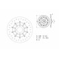 Disque de frein BREMBO Serie Oro rond fixe Disque de frein BREMBO Serie Oro rond fixe