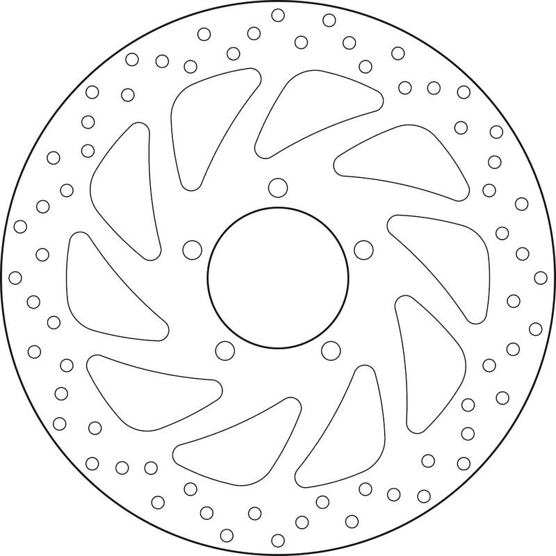 Disque de frein BREMBO Serie Oro rond fixe