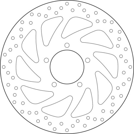 Disque de frein BREMBO Serie Oro rond fixe