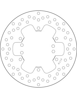Disque de frein BREMBO Serie Oro rond fixe