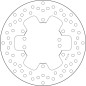 Disque de frein BREMBO Serie Oro rond fixe