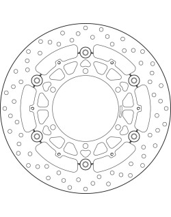 Disque de frein BREMBO Serie Oro rond flottant