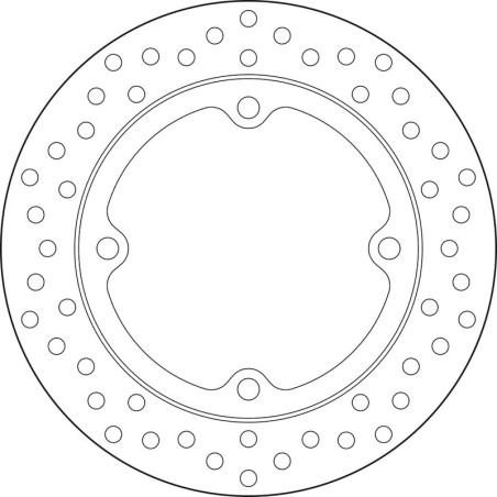 Disque de frein BREMBO Serie Oro rond fixe