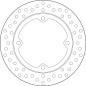 Disque de frein BREMBO Serie Oro rond fixe Disque de frein BREMBO Serie Oro rond fixe