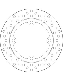 Disque de frein BREMBO Serie Oro rond fixe