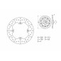 Disque de frein BREMBO Serie Oro rond fixe Disque de frein BREMBO Serie Oro rond fixe
