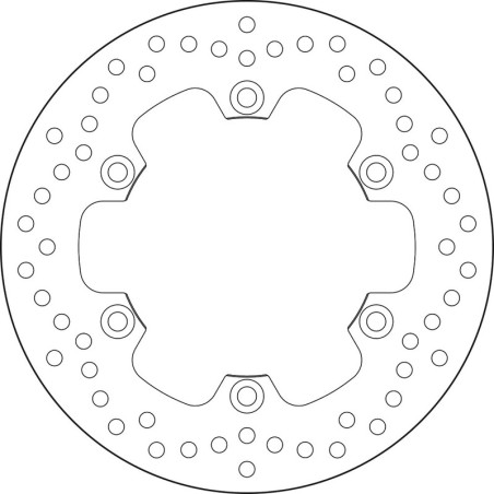 Disque de frein BREMBO Serie Oro rond fixe