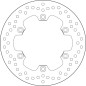 Disque de frein BREMBO Serie Oro rond fixe