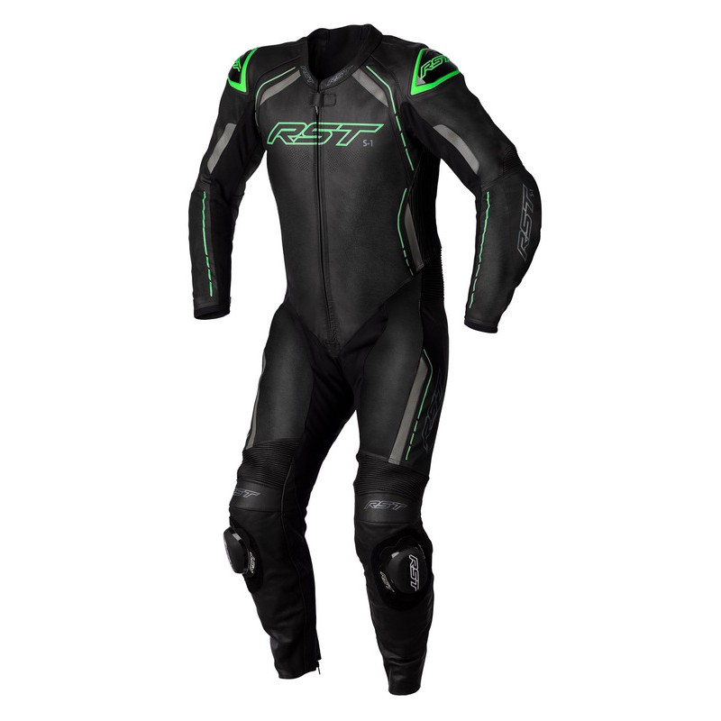 Combinaison RST S1 CE cuir - noir/gris/vert fluo taille M Combinaison RST S1 CE cuir - noir/gris/vert fluo taille M