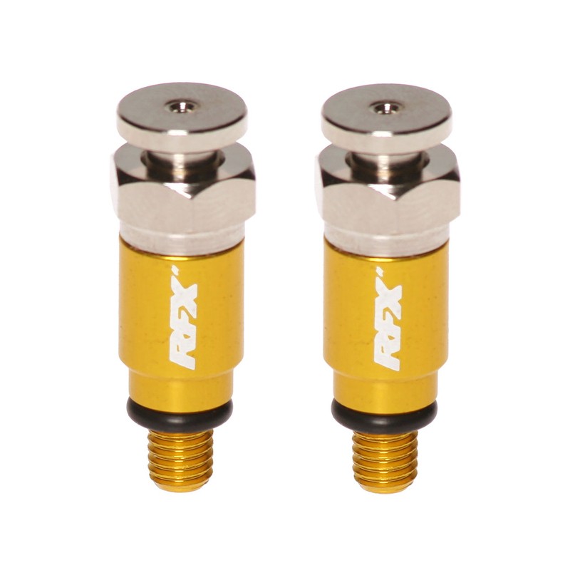 Purgeurs de fourche RFX Pro M5x0,8 (Jaune) Kayaba/Showa Purgeurs de fourche RFX Pro M5x0,8 (Jaune) Kayaba/Showa