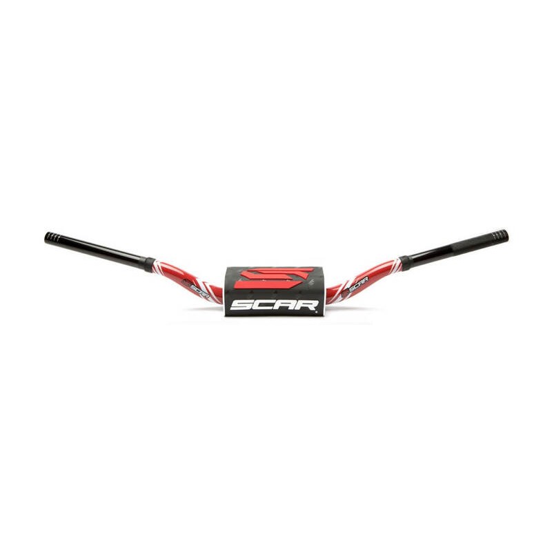 Guidon SCAR O² 28.6mm RC Mini 65/85 High - Graphic Colour rouge Guidon SCAR O² 28.6mm RC Mini 65/85 High - Graphic Colour rouge