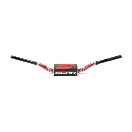 Guidon SCAR O² 28.6mm RC Mini 65/85 High - Graphic Colour rouge