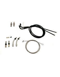 Câble de gaz universel DOMINO pour poignée de gaz XM2 câbles 130cm/gaines 95cm