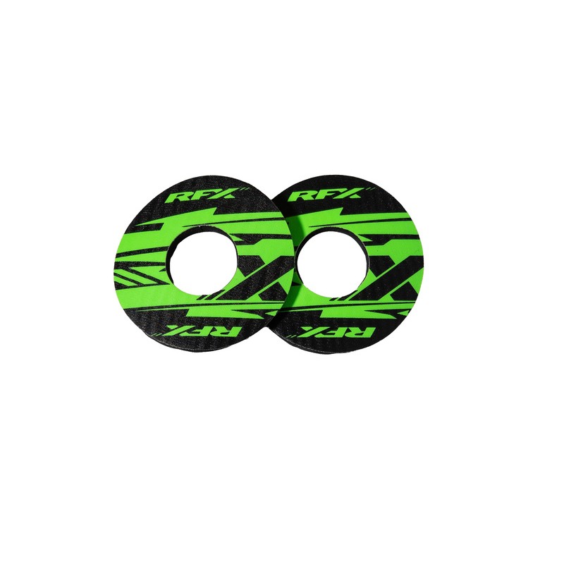 Paire de donuts de poignée RFX sport (X Vert) Paire de donuts de poignée RFX sport (X Vert)