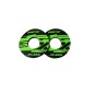 Paire de donuts de poignée RFX sport (X Vert) Paire de donuts de poignée RFX sport (X Vert)