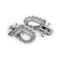 Repose-pieds S3 Hard Rock aluminium argent