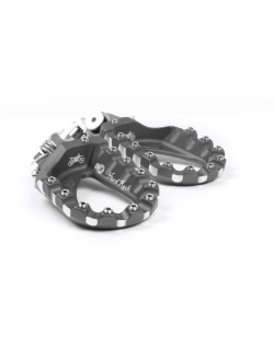 Repose-pieds S3 Hard Rock Enduro aluminium titane