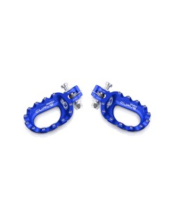 Repose-pieds S3 Curve aluminium bleu