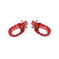 Repose-pieds S3 Curve aluminium rouge