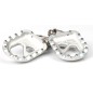 Repose-pieds en aluminium CNC trial RFX Pro (Argenté) universel - Gas Gas/Beta/Sherco/Montesa Repose-pieds en aluminium CNC trial RFX Pro (Argenté) universel - Gas Gas/Beta/Sherco/Montesa
