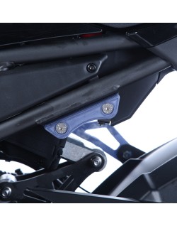 Cache orifice reposes-pieds R&G RACING noir Kawasaki Z900
