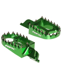 Repose-pieds RFX Pro (vert) - Pour Kawasaki KXF250/450
