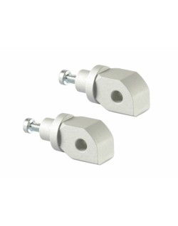 Supports de repose-pieds arrière LIGHTECH argent Kawasaki