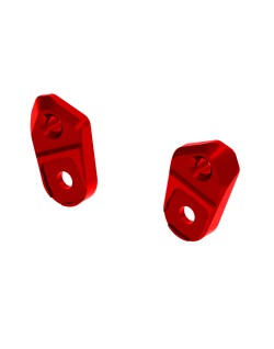Kit supports de repose pieds LIGHTECH réglable rouge