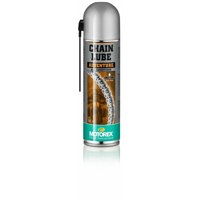 Lubrifiant chaîne MOTOREX Chainlube Adventure toutes conditions - Spray 500 ml x12