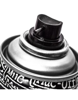 Lubrifiant chaîne MUC-OFF Dry PTFE Chain Lube - spray 400ml X12