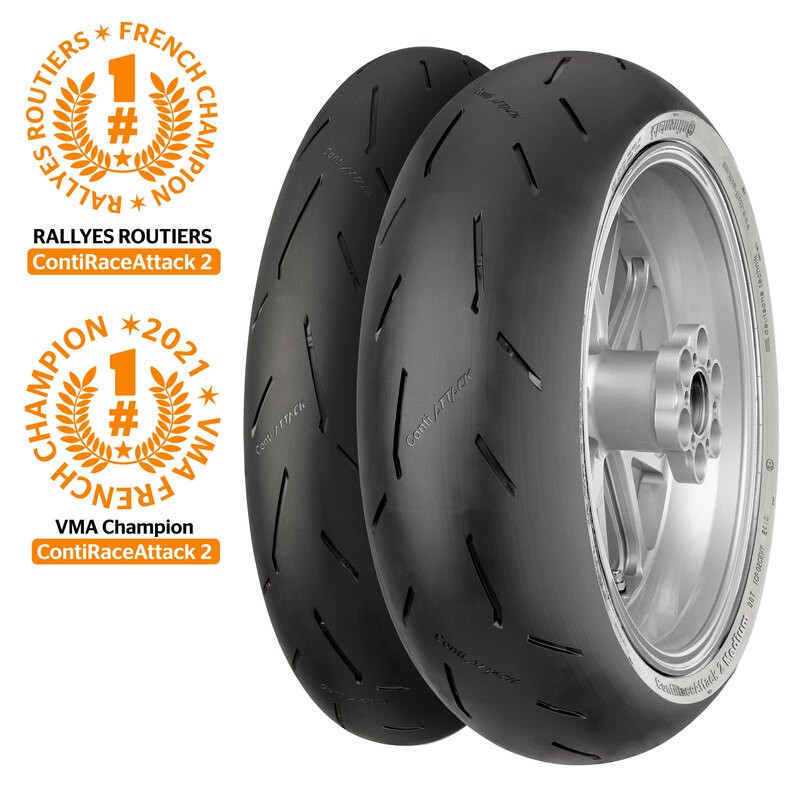 Pneu CONTINENTAL CONTIRACEATTACK 2 MED 120/70 ZR 17 M/C 58W TL Pneu CONTINENTAL CONTIRACEATTACK 2 MED 120/70 ZR 17 M/C 58W TL