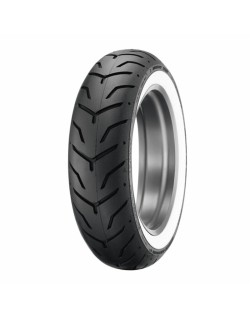 Pneu DUNLOP D407 (HARLEY-D) WWW Flancs Blancs Larges 180/65 B 16 M/C 81H TL